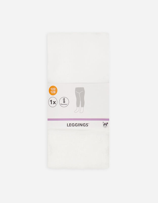 Thermoleggings - einfarbig - weiß