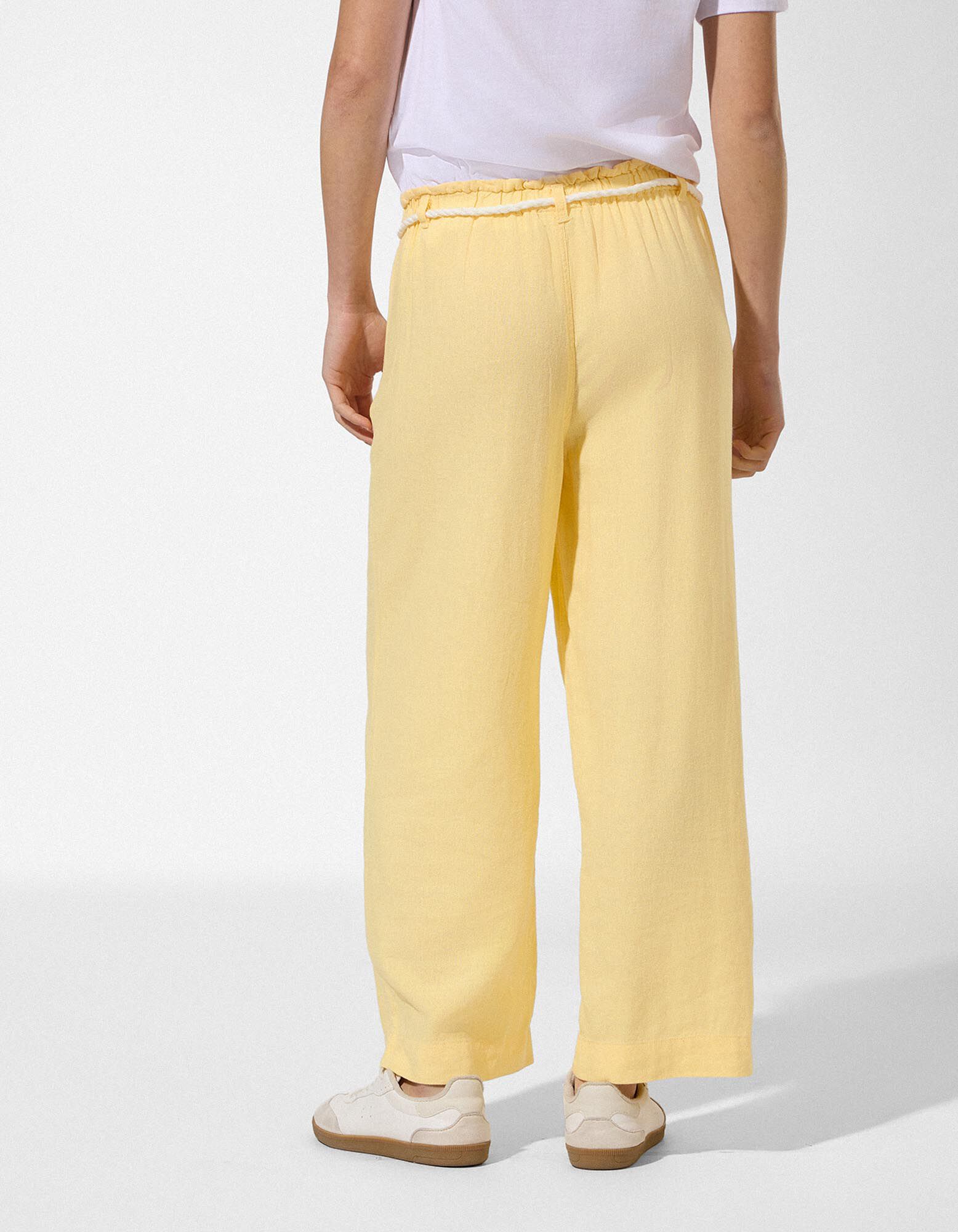 Culotte - Linnenlook - Lichtgeel