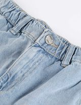 Pantaloni scurți cargo - Straight Fit - Albastru deschis