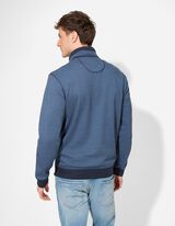 Sweatshirt - Stehkragen - dunkelblau