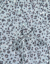 Robe de grossesse - Cordon coulissant sous tunnel à la base - Vert