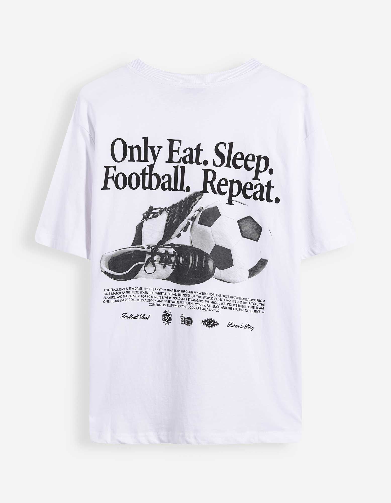 T-shirt - Dos imprim&eacute; - blanc