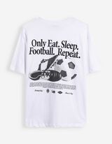 T-shirt - Dos imprim&eacute; - blanc