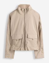 Blouson - Weiches Material - beige
