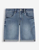 Dž&iacute;nov&eacute; &scaron;ortky - středně modr&yacute; denim - modra