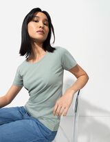 T-Shirt - Stretchanteil - t&uuml;rkis