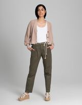 Meleg&iacute;tőnadr&aacute;g - Magas derek&uacute; - s&ouml;t&eacute;tz&ouml;ld