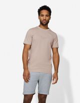 T-shirt - Effen - beige