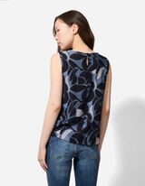 Bluza - &Scaron;areni print - plava