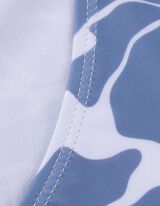 Bikinislip - Allover-Print - blau