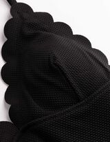 Tankini - Strukturiertes Material - schwarz