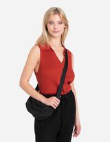 Rankinė - Skyrelis monetoms su užtrauktuku - juodas