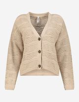 Damen Cardigan - Häkelspitze