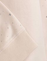 Meleg&iacute;tőfelső - Strasszokkal - b&eacute;zs