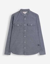 Hemd - Cord - blau