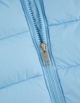 Lang vest - Zijsplit - lichtblauw