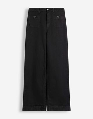Jeans - High Waist - Schwarz