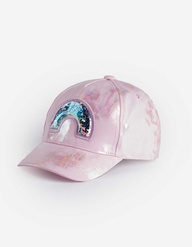 Basecap - Holografischer Print - pink