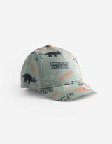 Basecap - Allover-Print - gr&uuml;n