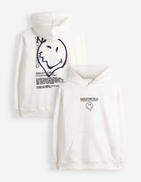 Hoodie - SmileyWorld&reg; - Off-White