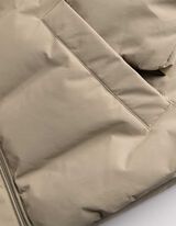 Veste matelass&eacute;e - D&eacute;perlant - beige