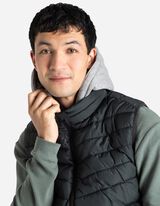 Steppelt mellény - Levehető kapucni - sötétzöld