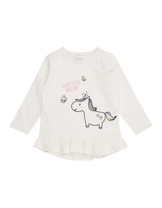 Newborn Longsleeve mit Einhorn-Print