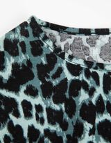 Majica dugih rukava - Lavovski uzorak - zelena