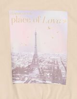 Felpa - Stampa - beige