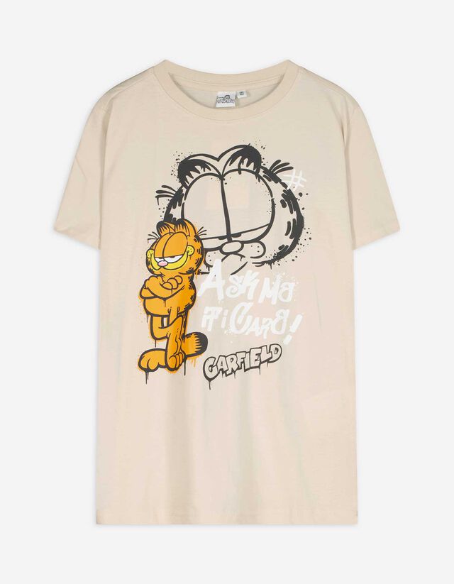 T-shirt - Garfield - Gris clair