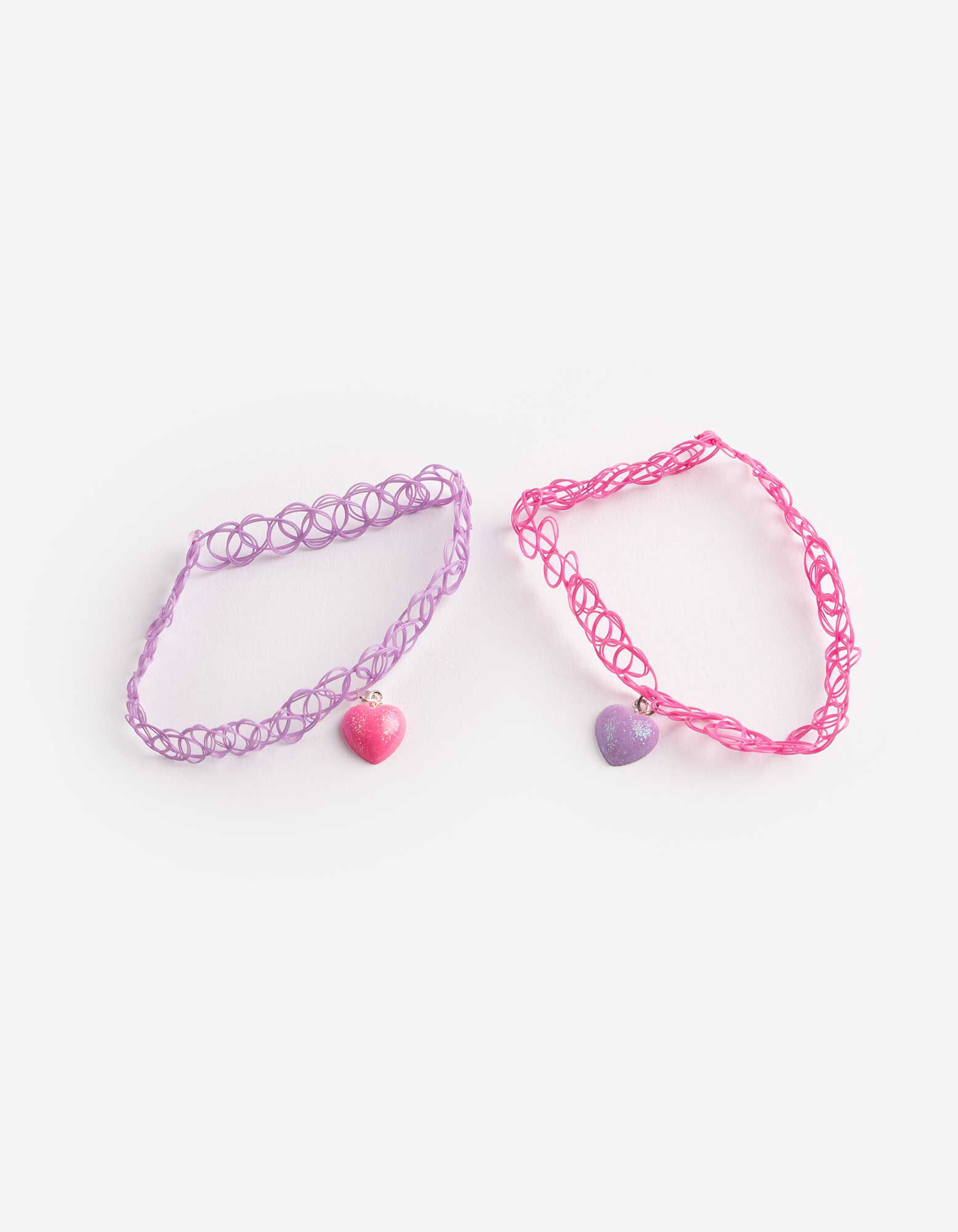 Freunschaftskette - Herzen - Pink