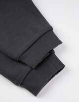 Set bluză de corp cu mânecă lungă și pantaloni - Imprimeu mesaj - Albastru inchis