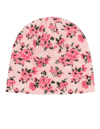 M&auml;dchen M&uuml;tze mit Bl&uuml;mchen-Muster
