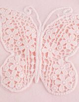 Set aus Shirt und Rock - Applikation - rosa