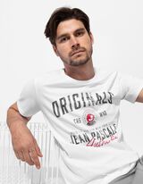 T-Shirt - Frontprint - weiß