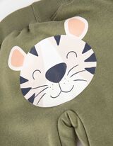 Donji deo trenerke - Print - tamno-zelena