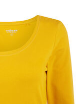 Damen Longsleeve aus Baumwoll-Elastan-Mix