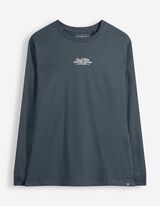 Maglia a manica lunga - Oversized Fit - Blu scuro