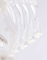 wz&oacute;r w kwiaty - bialy