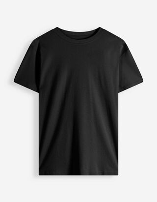 T-shirt - Oversized fit - zwart