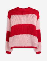 Pullover - Strick - rot