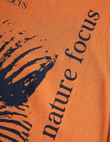 T-shirt - Impronta sul retro - marrone