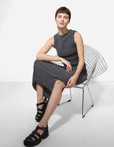 Gonna - Spacco laterale - grigio scuro