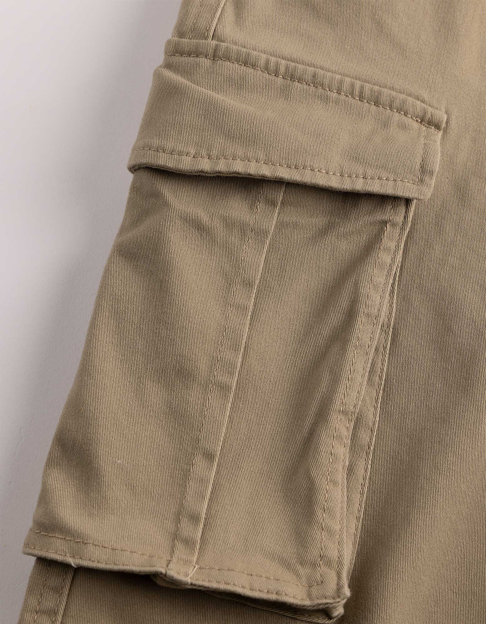 Cargohose - Twill - Beige