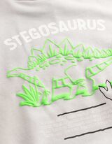 Sweatshirt - R&uuml;ckenprint - hellgrau