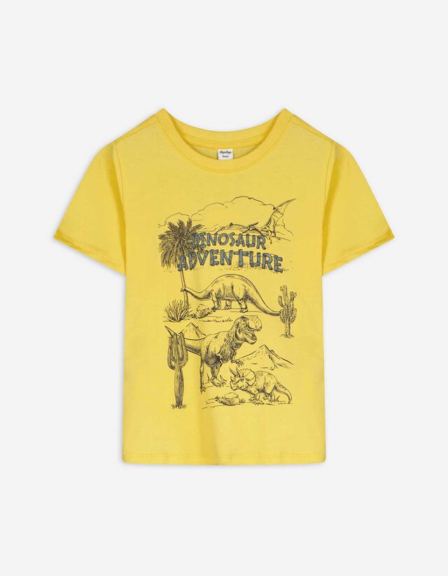 T-Shirt - Print - gelb