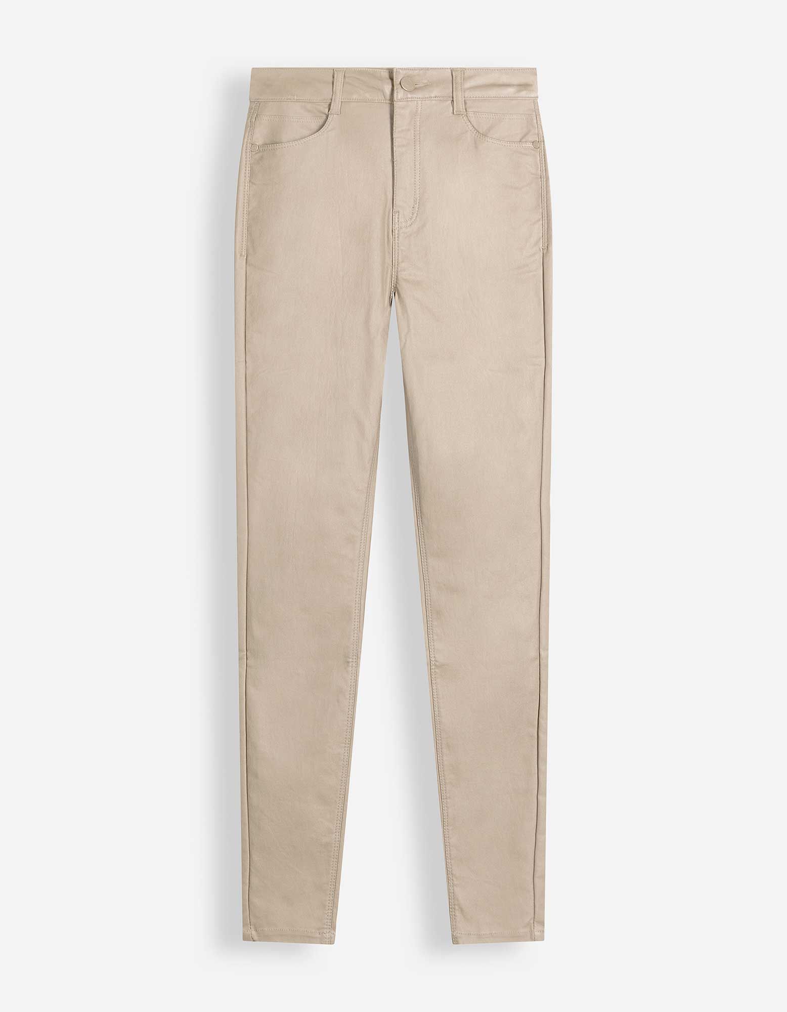 Hose - Skinny Fit - Braun