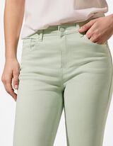 Broek - Uitlopende pasvorm - groen