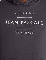 Felpa con cappuccio - Oversized Fit - grigio scuro