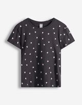 Tričko - Potisk po cel&eacute; plo&scaron;e - tmave seda